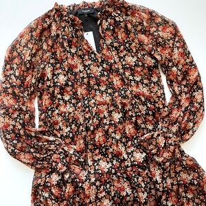 Aakaa boho floral dress NWT